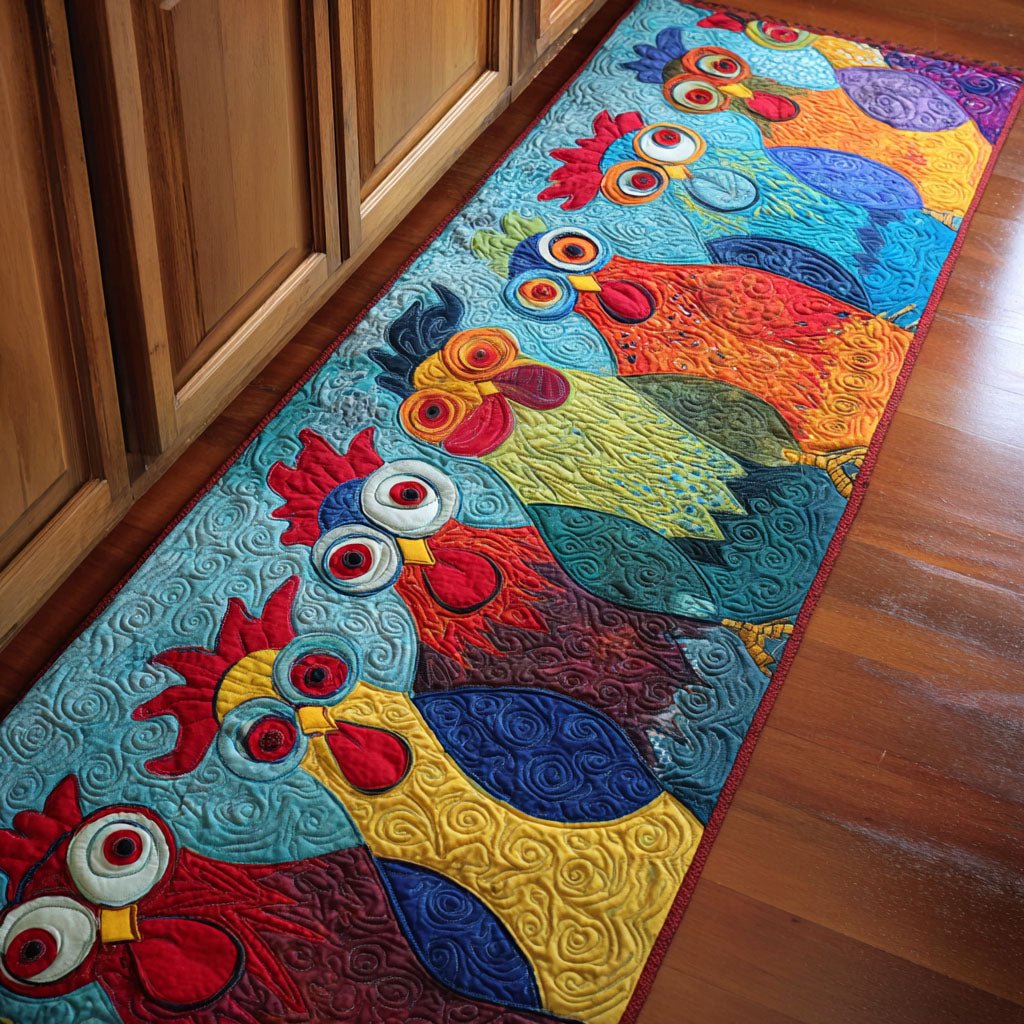 Playful Coop Runner Carpet Runner Rug - Cute Pet Design | Animal Printed Runner Rug
