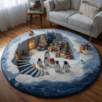 Polar Project Round Mat Rug - Nature Design | Serene Home Decor