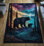 Polar Shimmer area rug in a living room