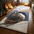 Polar Star Railway Runner Carpet Runner Rug - Cute Pet Design | Animal Printed Runner Rug