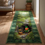 Pot O Gold Runner Carpet Runner Rug - Cute Pet Design | Animal Printed Runner Rug