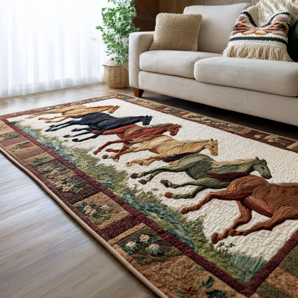 Prairie Run area rug in a living room
