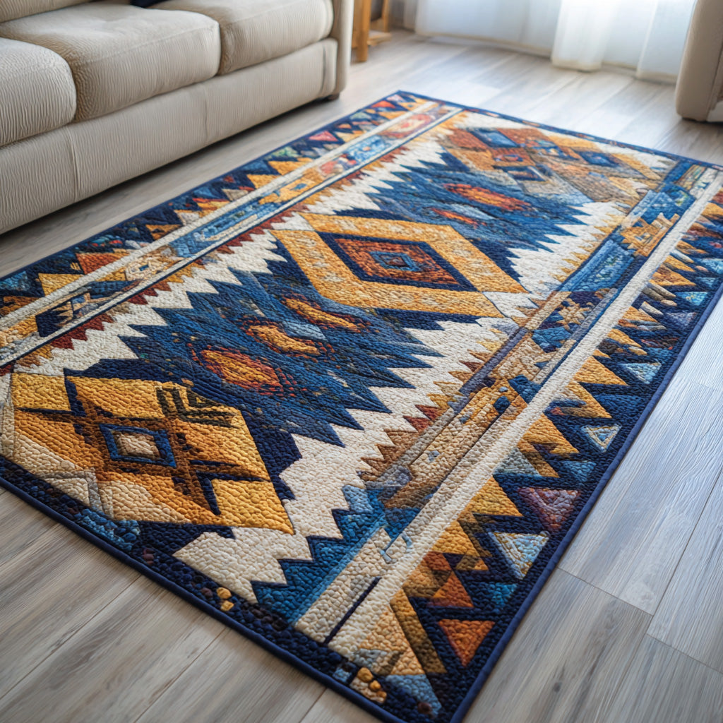 Prairie Weave area rug in a living room
