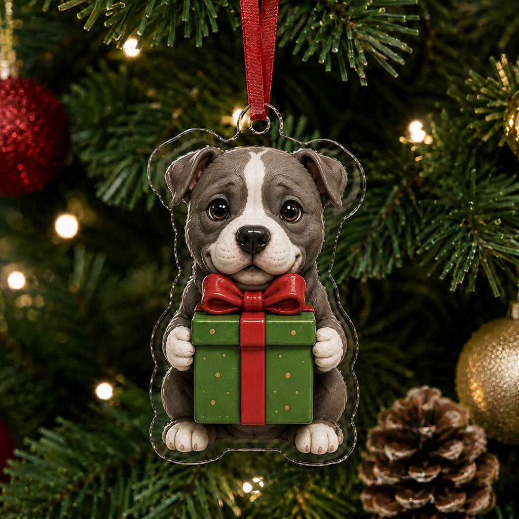 Bee Kised Blooms Christmas Ornament