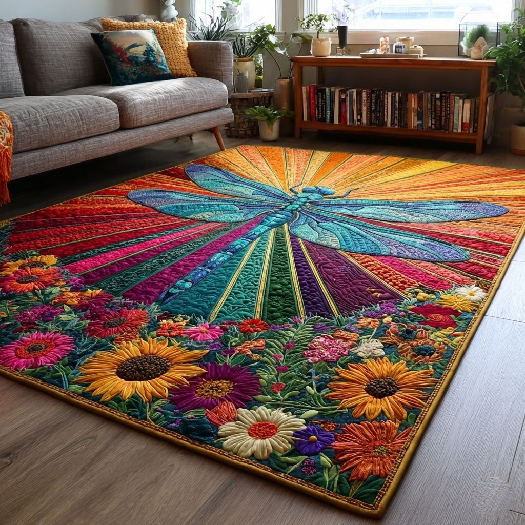 Prism Bag area rug in a living room