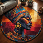 Proud Root Round Mat Rug - washable non-slip printed rug