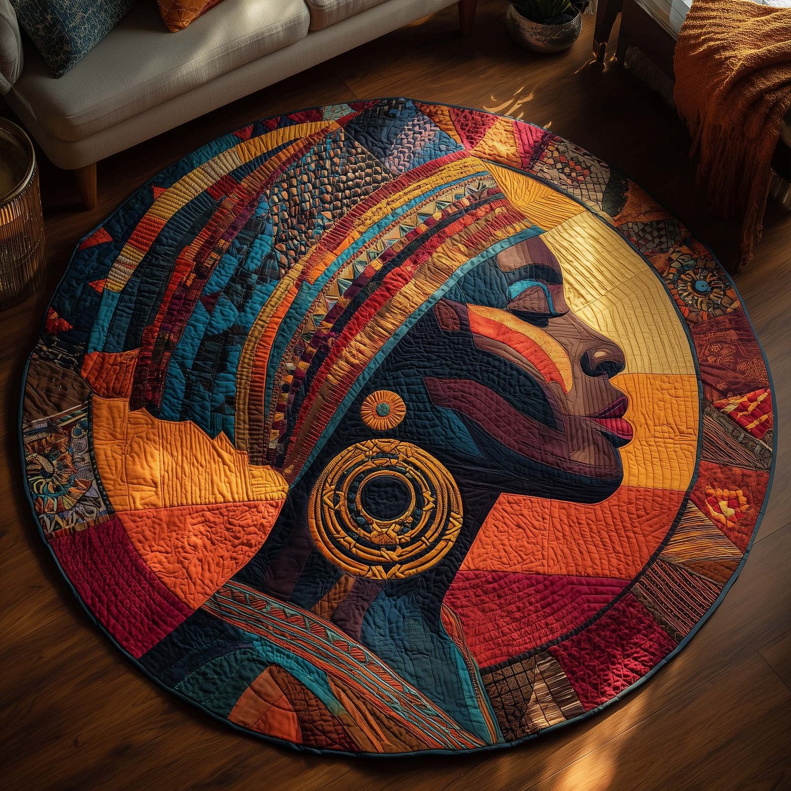 Proud Root Round Mat Rug - Nature Design | Serene Home Decor