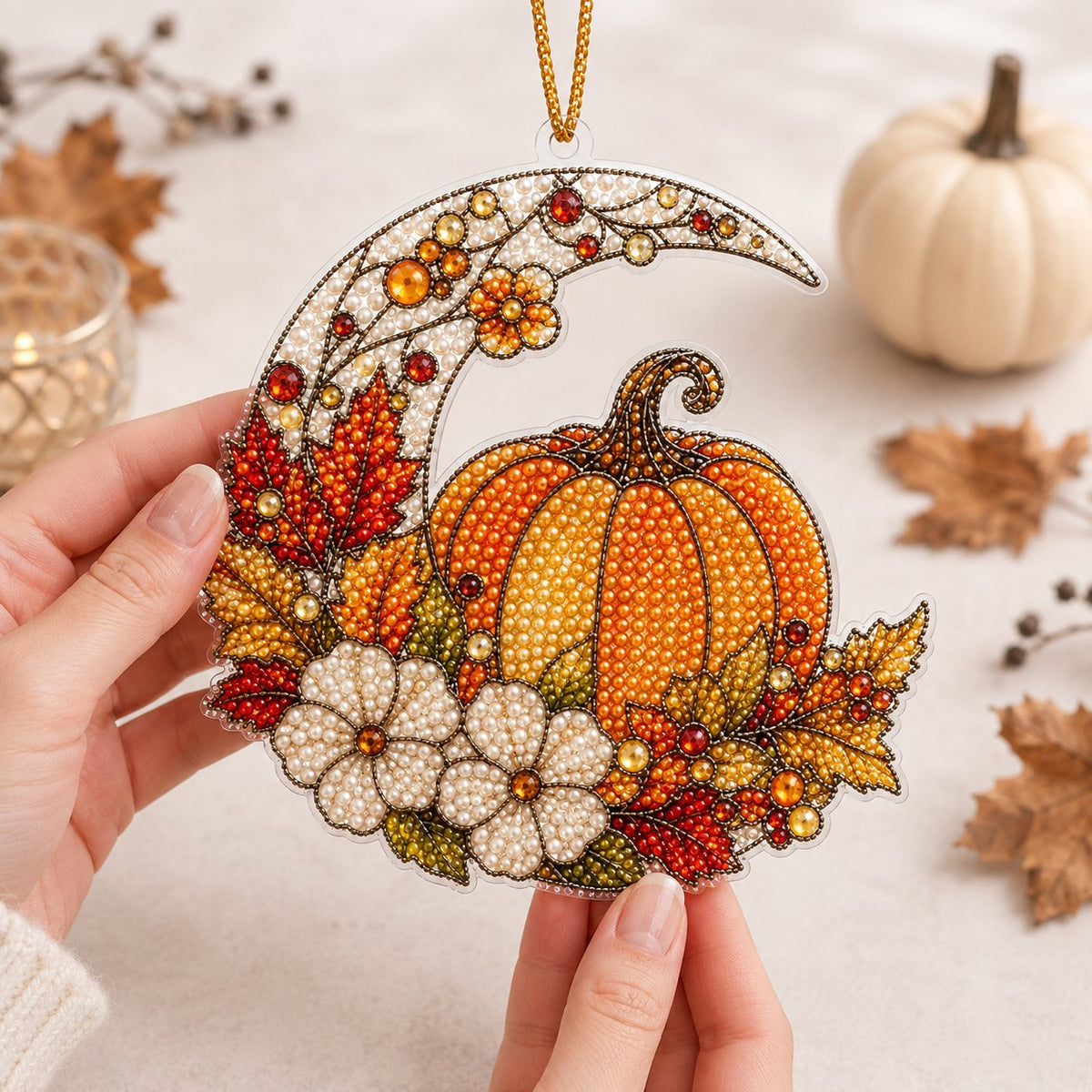 Pumpkin Christmas Ornament