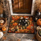 Pumpkin Abyss Doormat - Seasonal Holiday Design | Printed Welcome Doormat