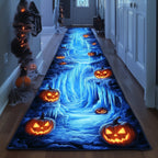 Pumpkin Nightmare Runner Rug - Nature Design | Serene Runner Rug