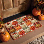 Pumpkin Patch Doormat - Seasonal Holiday Design | Printed Welcome Doormat