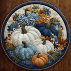 Pumpkin Patch Round Mat Rug - Nature Design | Serene Home Decor