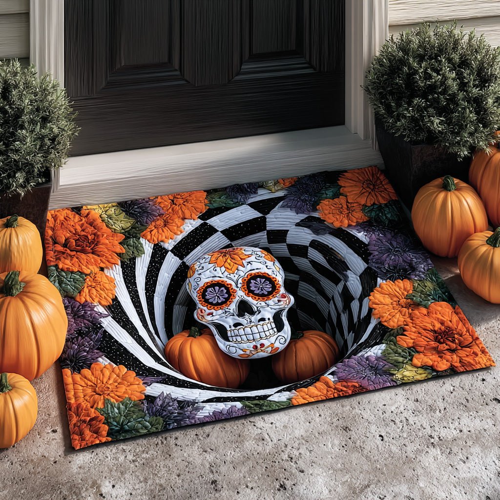 Pumpkin Pit Doormat - Seasonal Holiday Design | Printed Welcome Doormat