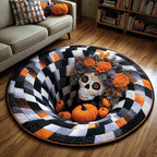 Pumpkin Pit Round Mat Rug - Nature Design | Serene Home Decor