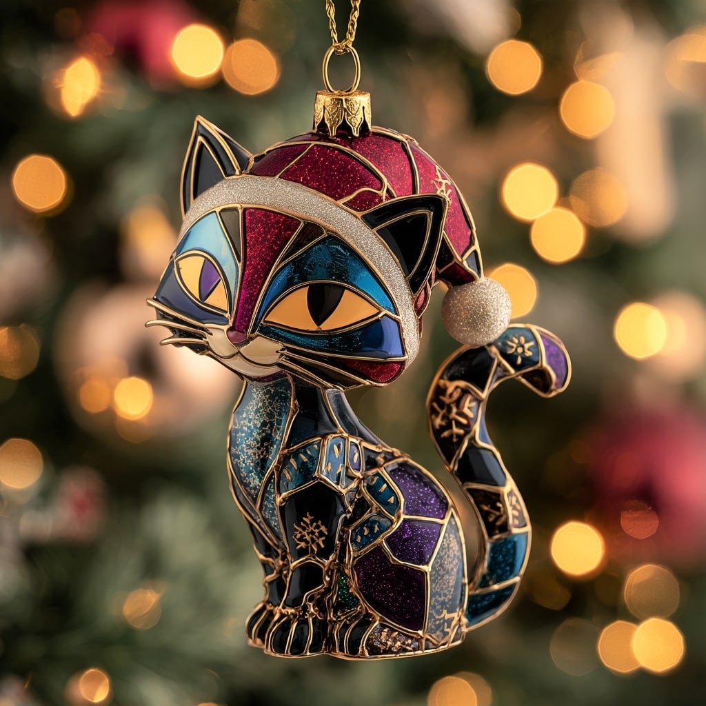 Purrlight Christmas Ornament