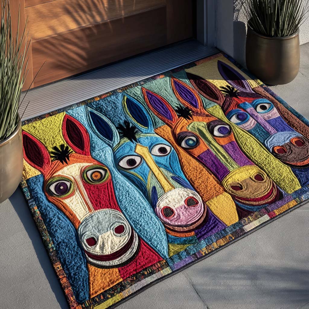 Quirky Burro Doormat - Nature Design | Printed Welcome Doormat