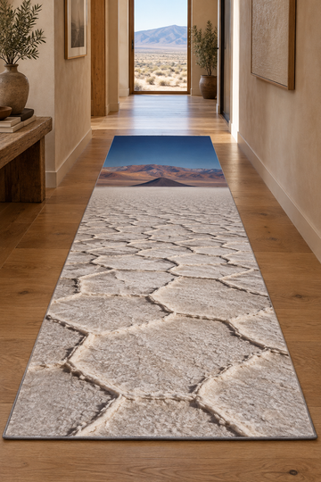 Salar Arizaro Salt Flat Runner Rug