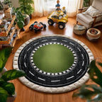 Racing Life Round Mat Rug - Nature Design | Serene Home Decor