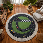 Racing Life Round Mat Rug - Nature Design | Serene Home Decor