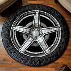 Racing Life Round Mat Rug - Nature Design | Serene Home Decor
