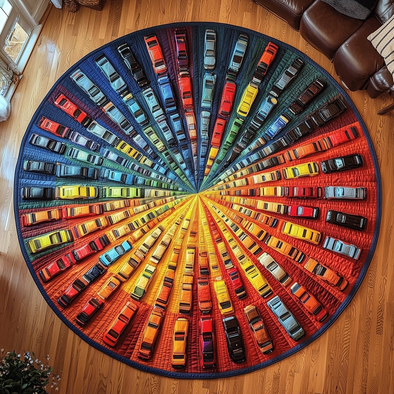 Racing Life Round Mat Rug - Nature Design | Serene Home Decor