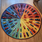 Racing Life Round Mat Rug - Nature Design | Serene Home Decor