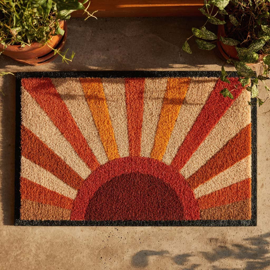 Radiant Day Doormat - Nature Design | Printed Welcome Doormat
