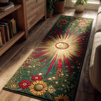 Radiant Meadow Runner Carpet Runner Rug - Cute Pet Design | Animal Printed Runner Rug