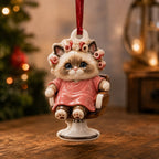 Ragdoll Does Hair Christmas Ornament