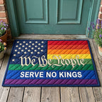 Rainbow Pride Doormat - Nature Design | Printed Welcome Doormat