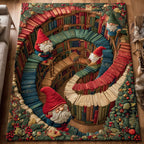 Reading Gnome area rug in a living room