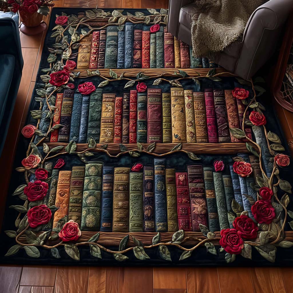Reading Haven area rug in a living room