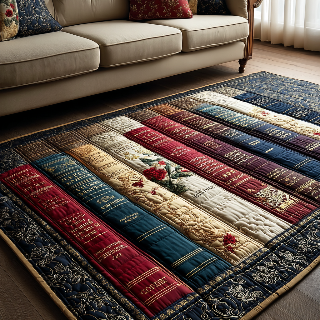 Reading Hollow area rug in a living room