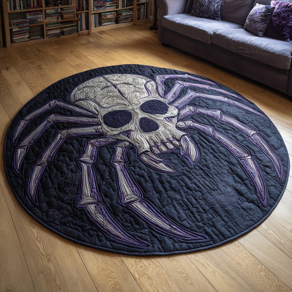 Reaper Spider Round Mat Rug - washable non-slip printed rug