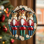 Colorful Happy Horse Christmas Ornament