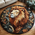 Regal Pride Round Mat Rug - washable non-slip printed rug