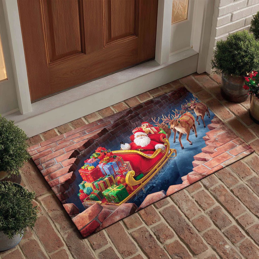 Reindeer Christmas Breakout Doormat - Faith Inspired Design | Printed Welcome Doormat