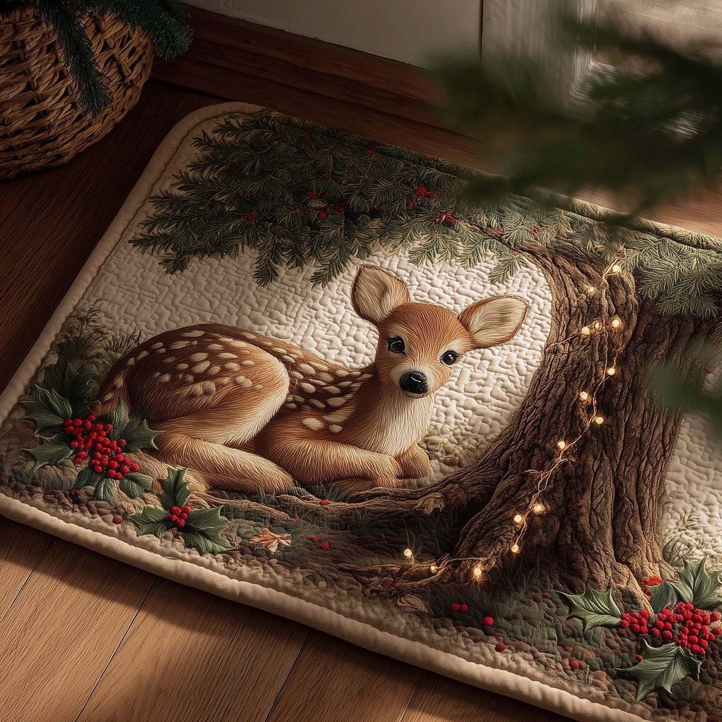 Reindeer Dream Doormat - Seasonal Holiday Design | Printed Welcome Doormat
