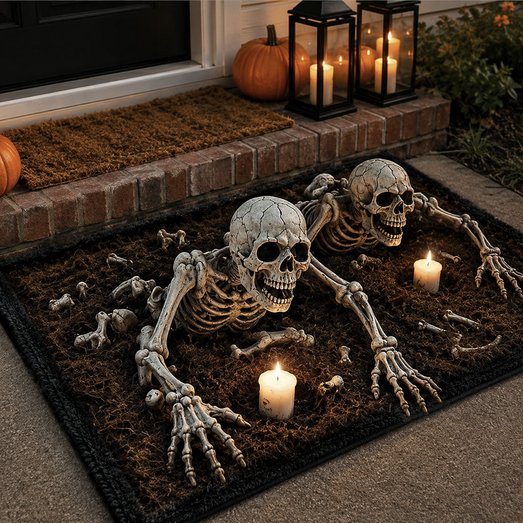 Rise From Below Doormat - Nature Design | Printed Welcome Doormat - washable non-slip printed rug