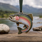 River Salmon Christmas Ornament
