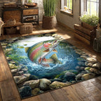 River Jewel area rug in a living room