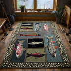 River Treasure area rug in a living room