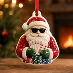 Royal Flush Christmas Ornament
