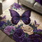 Royal Bloom area rug in a living room