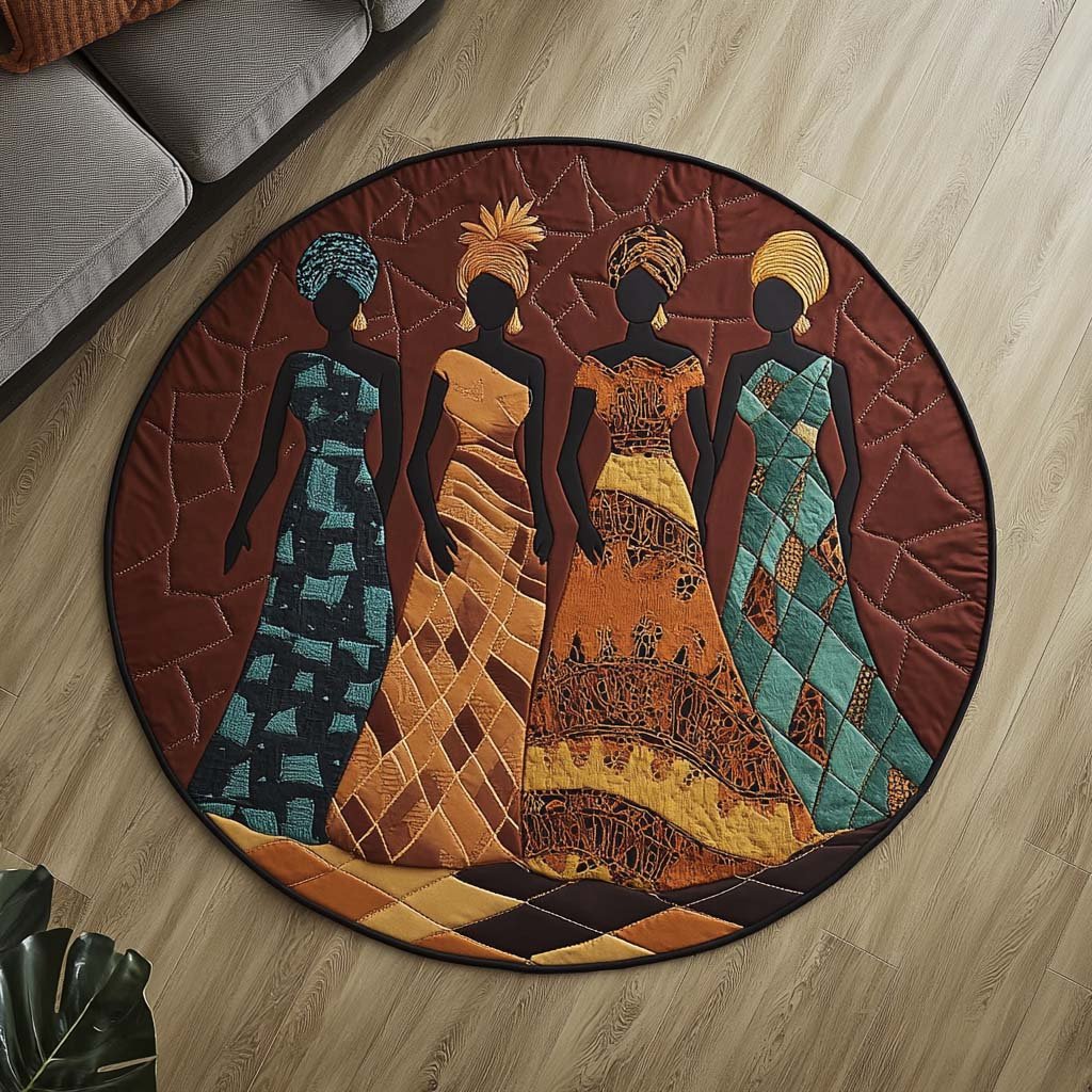 Royal Heritage Round Mat Rug - Nature Design | Serene Home Decor