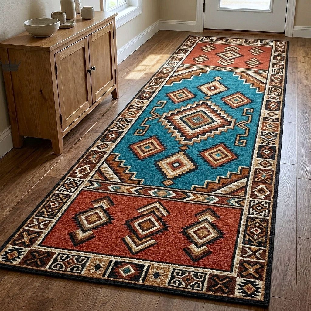 Rustic Canyon Runner Rug - Nature Design | Serene Runner Rug