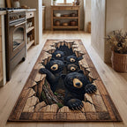 Rustic Guardian Runner Rug - Nature Design | Serene Runner Rug