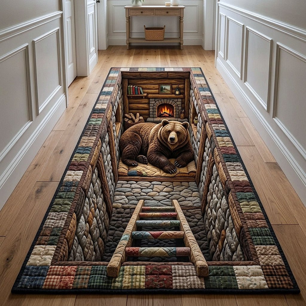 Rustic Guardian Runner Rug - Nature Design | Serene Runner Rug