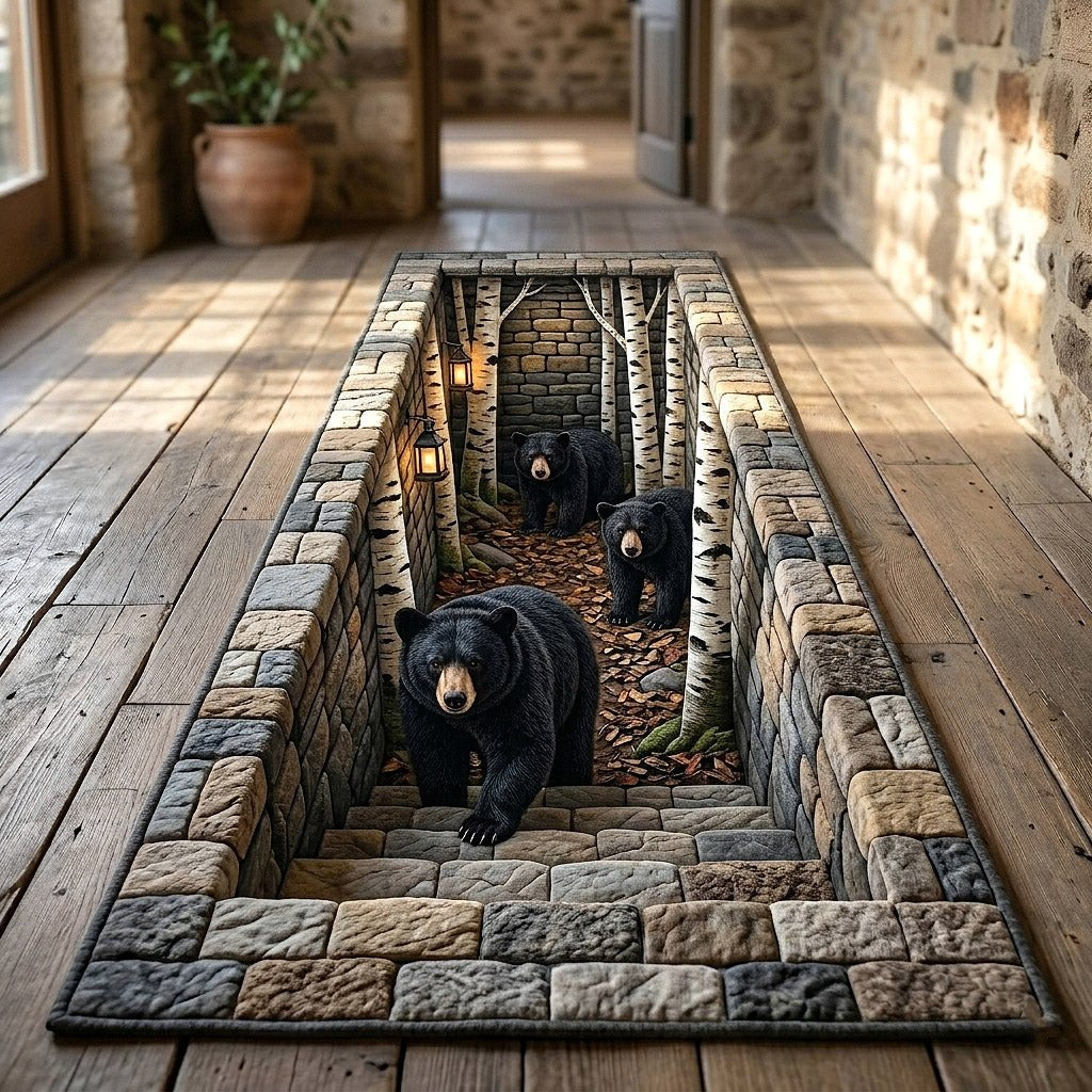 Rustic Guardian Runner Rug - Nature Design | Serene Runner Rug