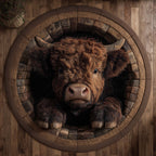 Rustic Homestead Round Mat Rug - Nature Design | Serene Home Decor